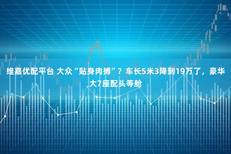 维嘉优配平台 大众“贴身肉搏”?车长5米3降到19万了,豪华大7座配头等舱